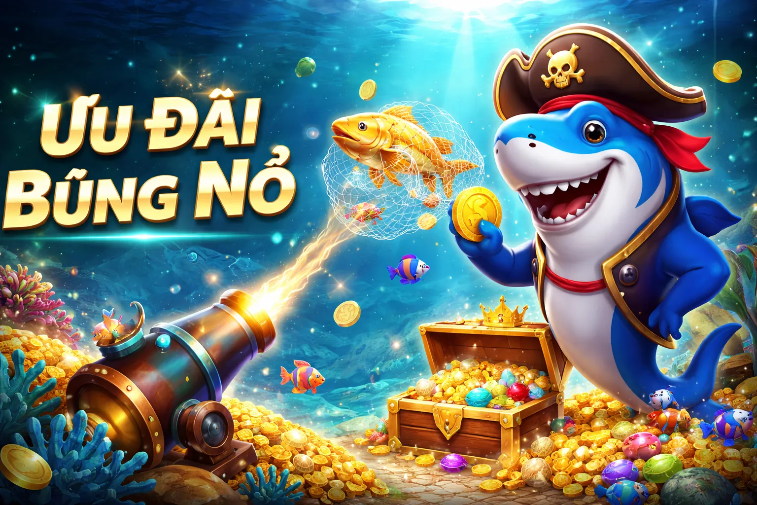Thế giới bắn cá sống động tại kim99 chính thức